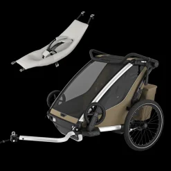 Thule Chariot Cross 2 double infant bundle