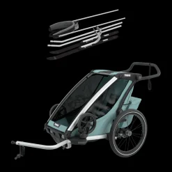Thule Chariot Cross single ski bundle